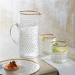 Gold Bubble Old Fashion Glass