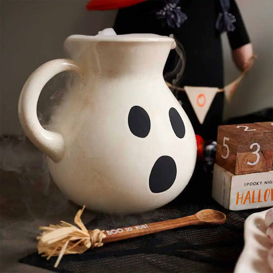 Mudpie 45500046 Ceramic Ghost Pitcher Set room setting