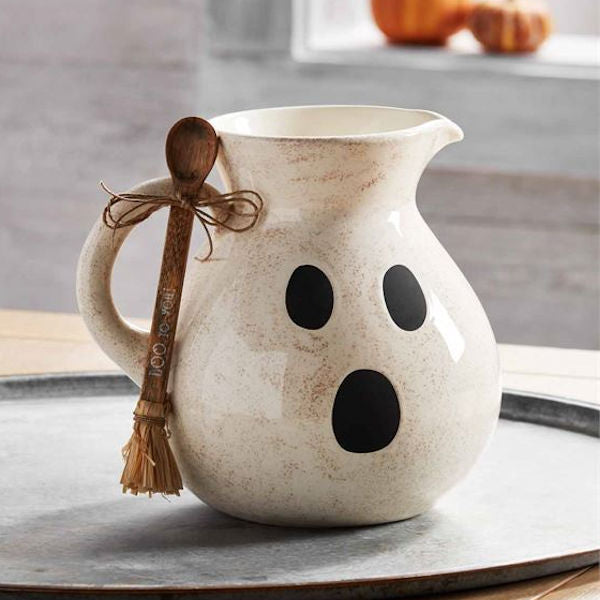 Ceramic Ghost Pitcher Set 455500046 in room setting