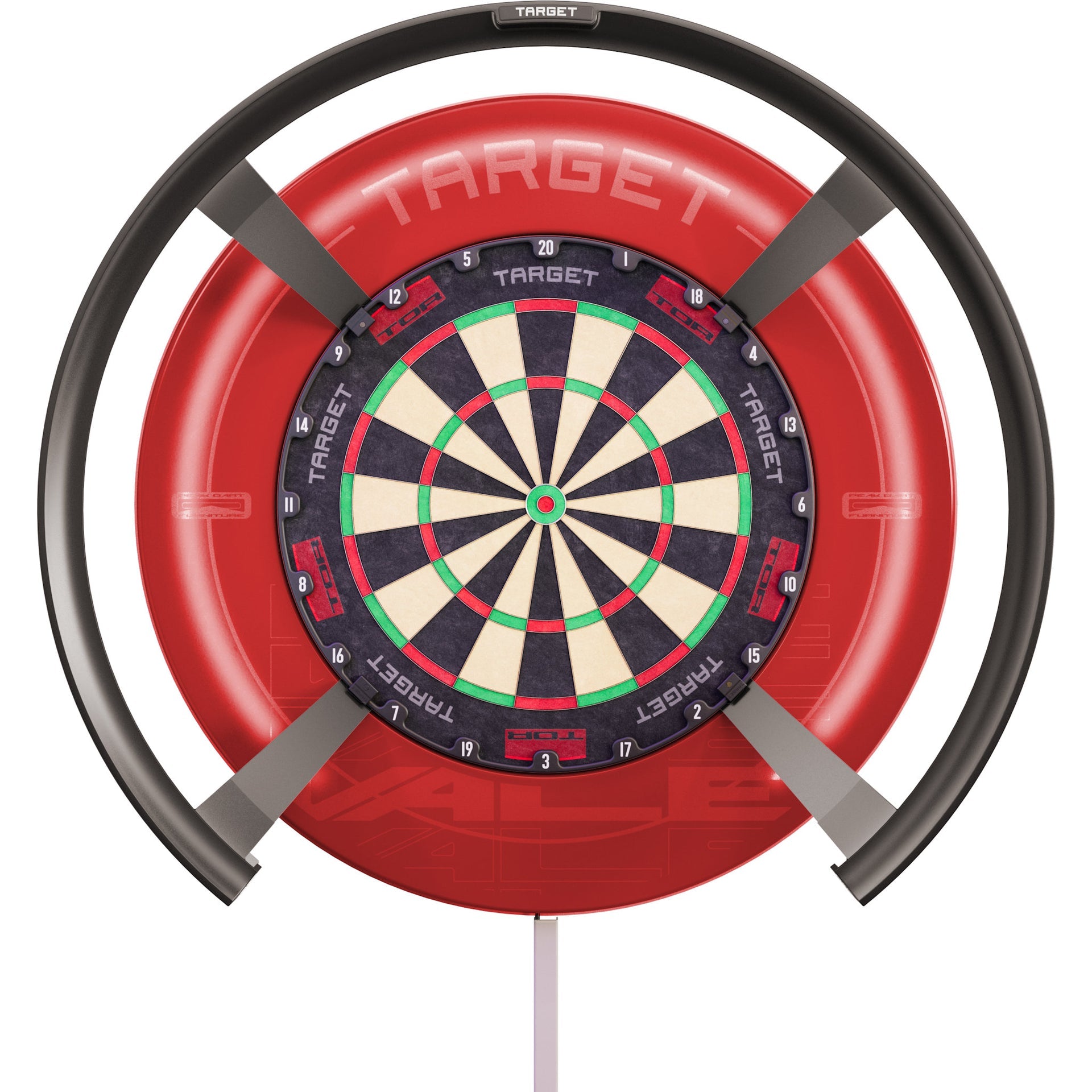 OMNI Auto Scoring System shown with board and surround