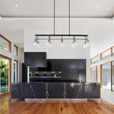 Melange Matte Black 3 Shade Light room