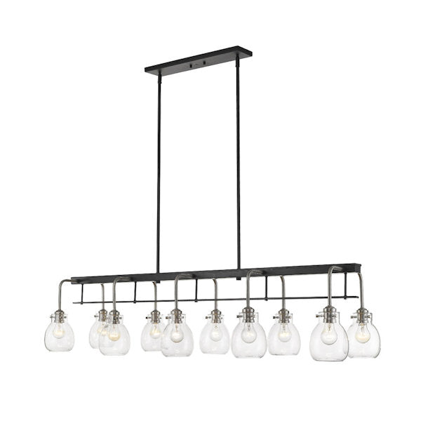 Melange Matte Black 3 Shade Light