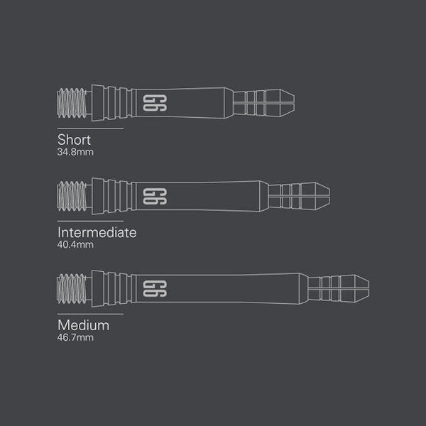 Power Titanium G6 Shaft lengths