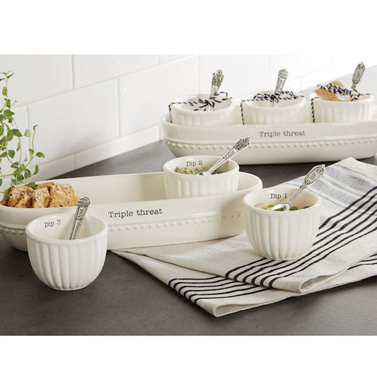 Ceramic Triple Threat Cracker Set