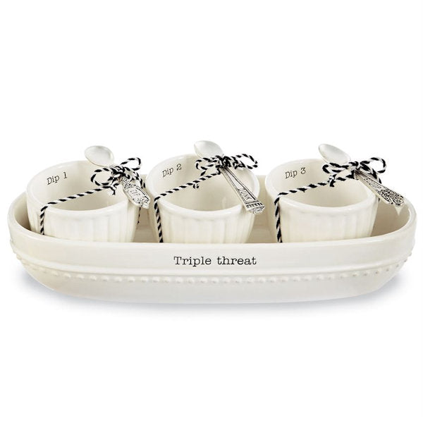 Ceramic Triple Threat Cracker Set