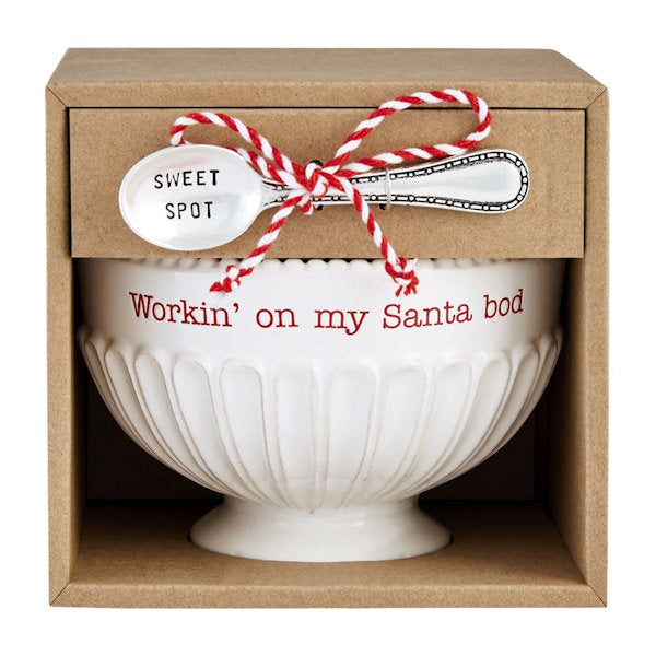 Holiday Candy Dish & Spoon Set