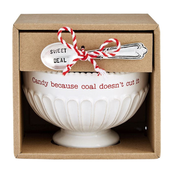 Holiday Candy Dish & Spoon Set