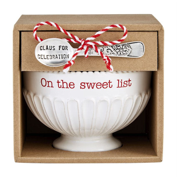 Holiday Candy Dish & Spoon Set