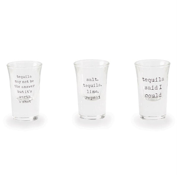 Mudpie 48600057 Tequila Shot Glass