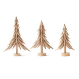 Wooden Christmas Trees Set of 3