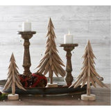 Wooden Christmas Trees Set of 3