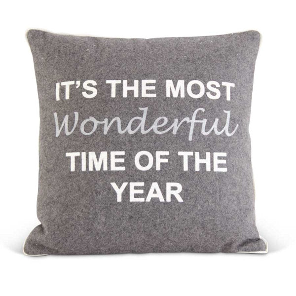 Most Wonderful Time Pillow