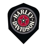 Harley Davidson Flight dart flight with high definition Harley-Davidson logo in black, red, and gray colors