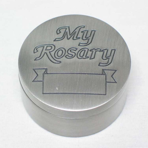 Pewter My Rosary Box