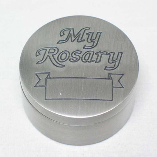 Pewter My Rosary Box