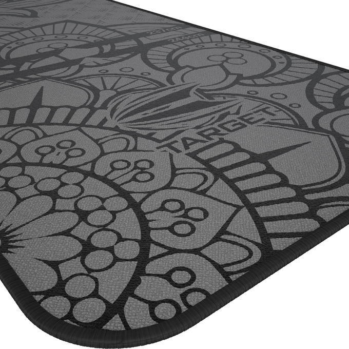 Target Light Weight Soft INK Dart Mat close up