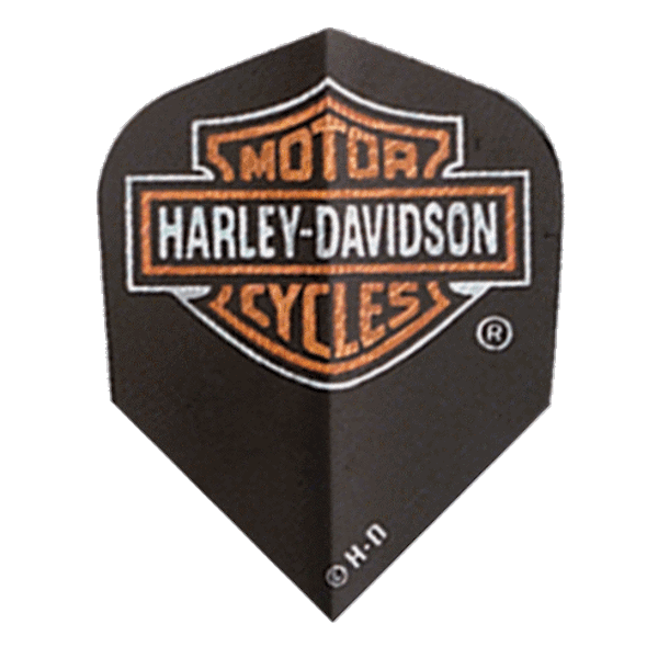 Harley Davidson Flight with high definition logo for darts, pack of 3.