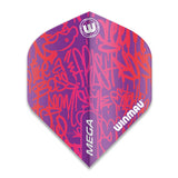 Mega Winmau Standard Flights Pink