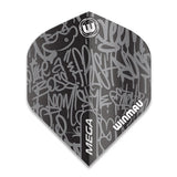 Mega Winmau Standard Flights Black