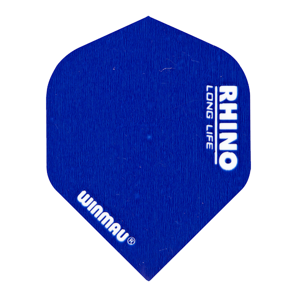 Blue Rhino Flights dart flight with extra thick 100 micron durability and Winmau branding