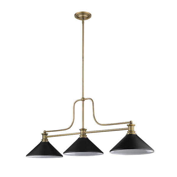 Melange Matte Black 3 Shade Light