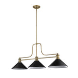 Melange Matte Black 3 Shade Light