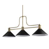 Melange Matte Black 3 Shade Light