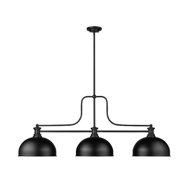 Melange Matte Black 3 Shade Light
