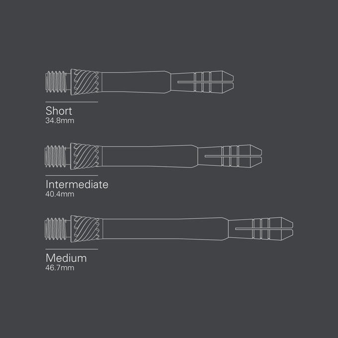 Heli Ti Black Shafts lengths