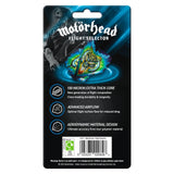 Motorhead Flight Collection packaging back side