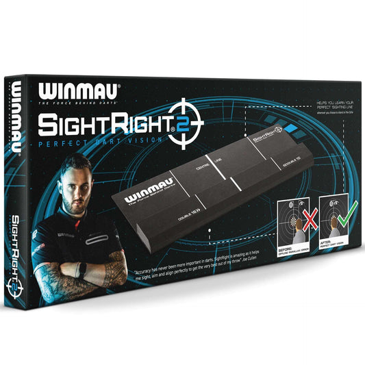 Winmau SightRight 2 dart alignment aid for perfect aiming and vision in darts