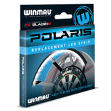 Winmau Polaris replacement LED strip packaging on a white background