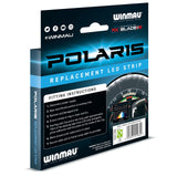 Winmau Polaris replacement LED strip packaging on a white background