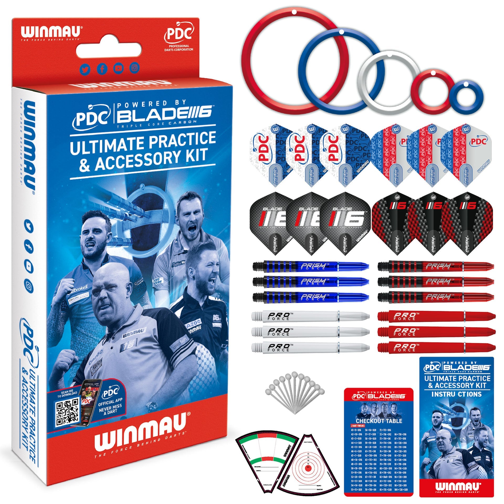 Ultimate Practice & Accessory Kit packaging and what's in the box