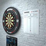 Double-sided Scoreboard by Winmau dry wipe side room setting
