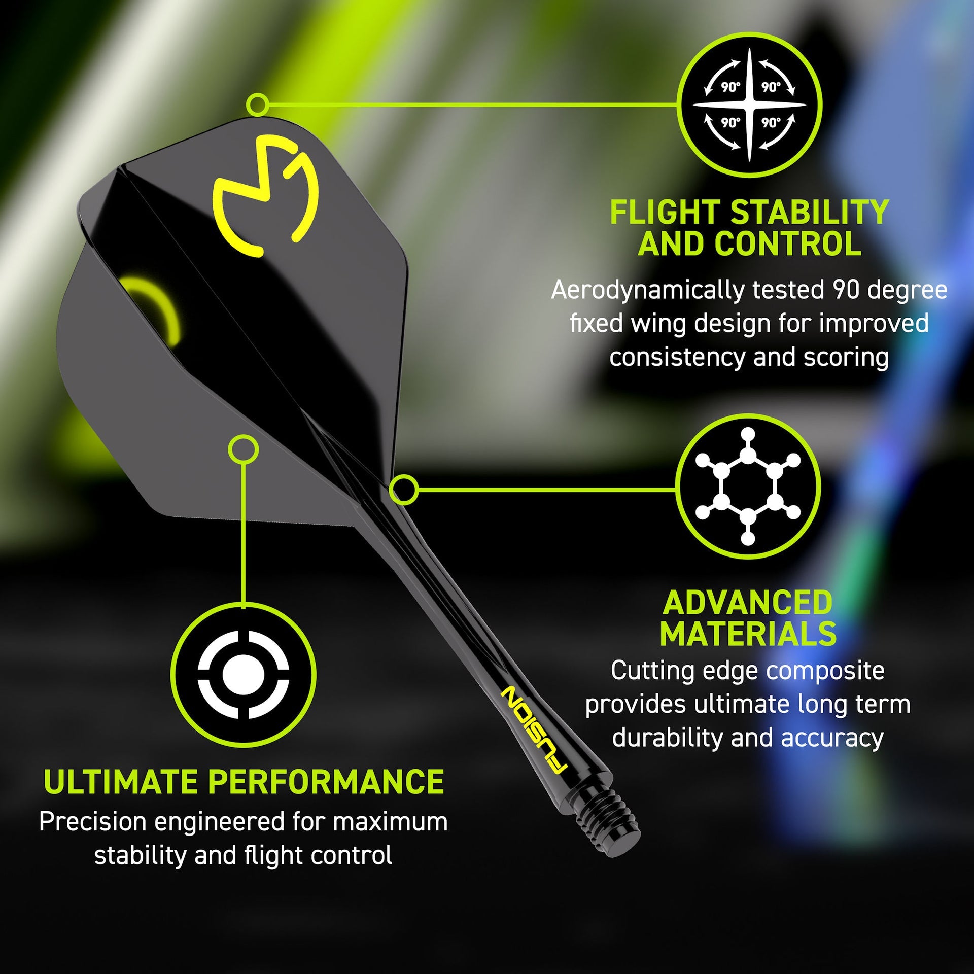 Fusion Flight & Shaft System MVG Pac Man highlights of features