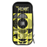 Luke Littler Edge SP 95% Tungsten dart case with geometric patterns and 'The Nuke' branding on a white background