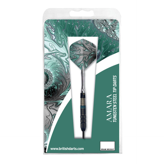 Amara 90% Tungsten Darts packaging