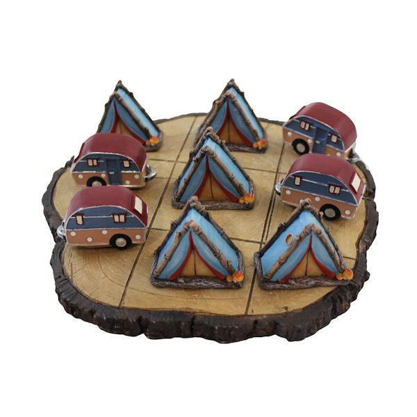 Tic Tac Toe Game Set Tent vs. Trailer