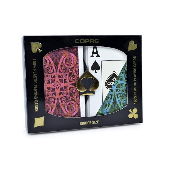Copag Dual 100% Plastic Jumbo Index Playing Cards Aldrava