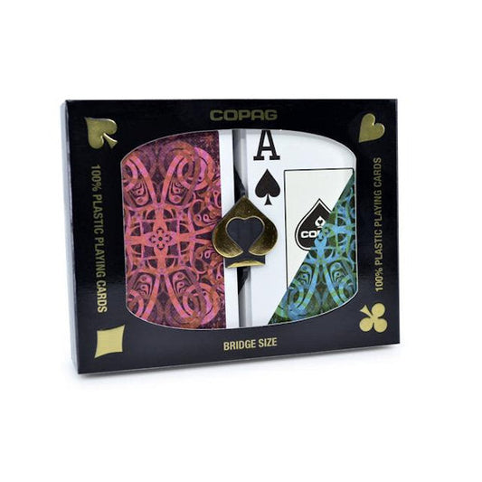 Copag Dual 100% Plastic Jumbo Index Playing Cards Aldrava