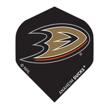 NHL® Flights Anaheim Ducks branded polyester dart flight with UV varnish finish
