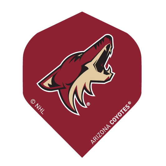 NHL® Arizona Coyotes® Black Brass Darts flight