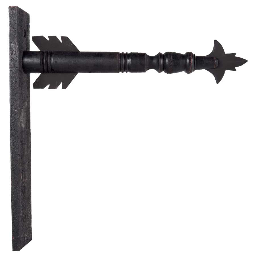 17.5" Black Wood Arrow Holder
