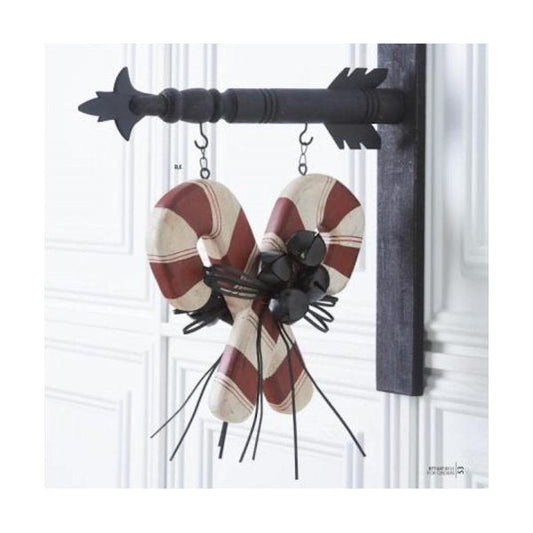 Decorative Wood Arrow with Hanging Sign
