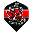 BD Exclusive Flights tough durable standard size dart flights with bull design