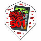 BD Exclusive Flights full line with math design and durable 100 Micron material for darts