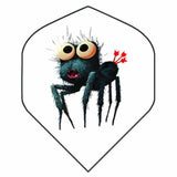 BD Exclusive Flights durable 100 Micron dart flights with cartoon spider design