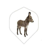 BD Exclusive Flights dart flight with donkey design, standard size, 100 Micron durable material, set of 3 flights