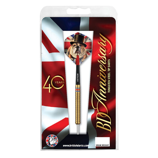 BD Anniversary 90% Tungsten Darts packaging